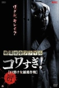 Постер Ужасающие материалы, файл 1: Операция по поимке женщины с разрезанным ртом (Senritsu Kaiki File Kowasugi File 01: Operation Capture the Slit-Mouthed Woman)
